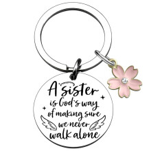 Stylish Engraved Key Holder Not Sisters By Blood-0206
