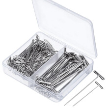 Perückenclips aus Metall, T-förmig, 150 Stück