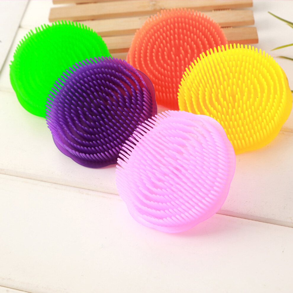 Round Massage Comb for Scalp, Bath & Pets â 8 cm