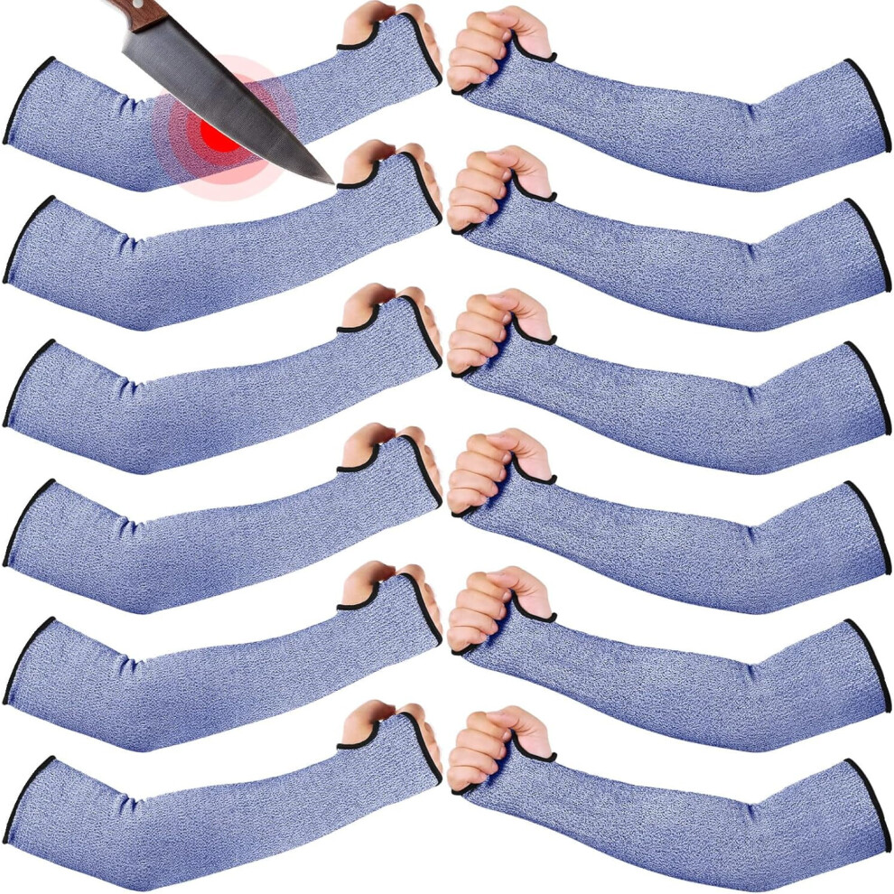 Level 5 Cut Resistant Arm Sleeves With Thumb Hole (6 Pairs) 9104899477293
