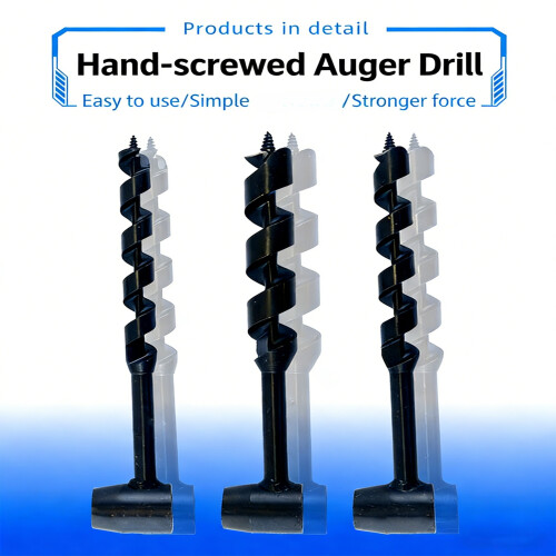 Efficiency Hand Auger Wood Drill for Wood Featuring-10mm 1