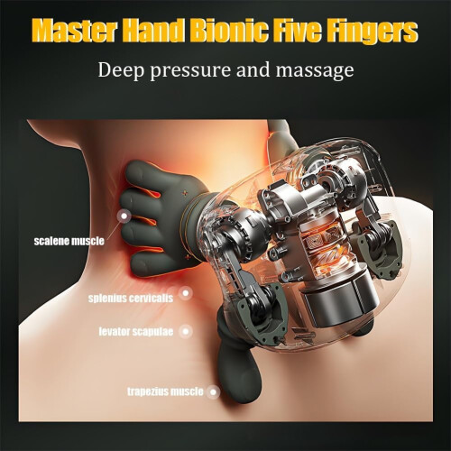 Massageador de pescoço e ombros Handiva N7 com aquecimento e 3D 1