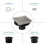 Square Shower Floor Drain Brushed Nickel 48 L/min 3