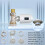 Easy Installation Heating Valves Connector Plastic Construction 5