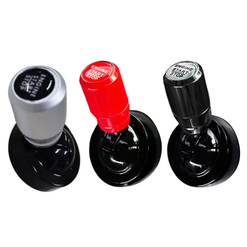 Car Engine Start Lever with Ball Rod Mechanism Smooth-Silver 1