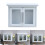 1/12 Scale Miniature Doll House Kitchen Wall Hanging Cabinet 2