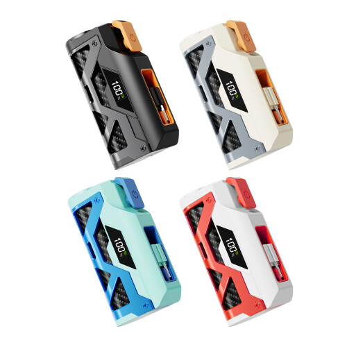 Portable Type C External Battery Case Compatible for 21700-red 2