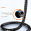 Knotless Cable Organiser User Friendly Cord-Black  15mm 3