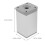 Gambe per divano quadrate FRCOLOR, 4 pezzi, 8x5x4,2 cm 2