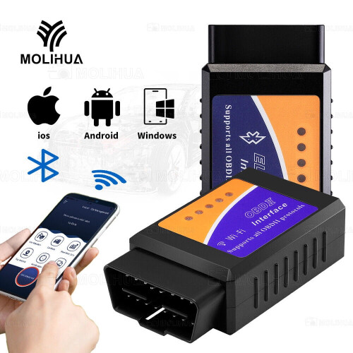 OBD2-diagnosescanner til iOS med Bluetooth og Wi-Fi 2
