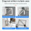 Rele Corner Angle Finder ze stopu aluminium 10–170 5