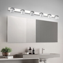 LED-meikkivalaisin moderni viimeistely, 6-lamppuinen
