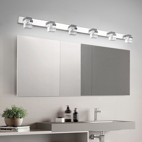 Moderne LED-Spiegelleuchte, 6-flammig