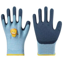 Børnehandsker til udendørs brug – himmelblå, polyester og elastik, 1 stk.