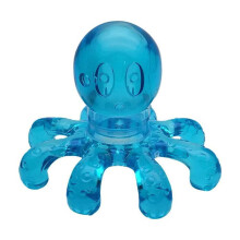 Aparat de masaj pentru scalp Octopus – Albastru și Roșu, 11,5x7,5cm