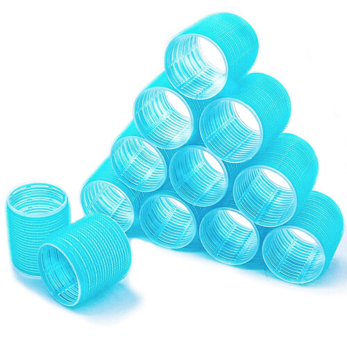 Självgreppande hårrullar 2,5 tum i diameter 12-pack