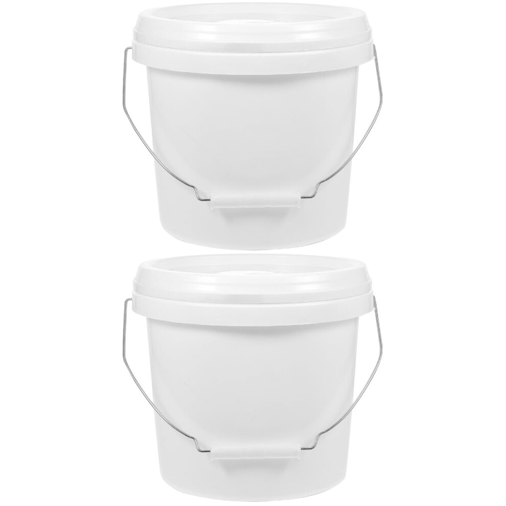 2 X 5L Paint & Pigment Buckets With Lids 9104899482532