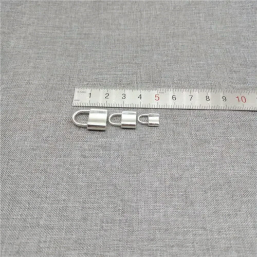 Pendentif cadenas en argent sterling 925 2