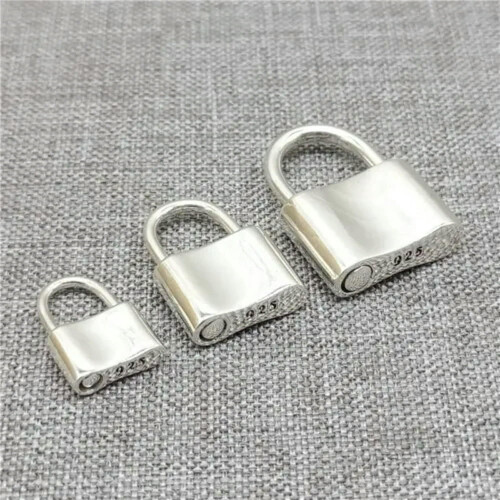 Hänglåsberlock i 925 sterlingsilver