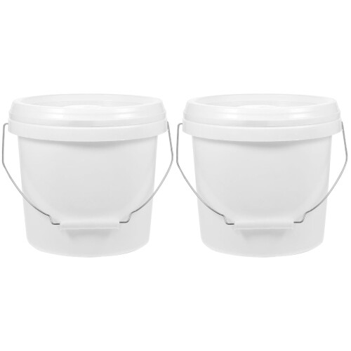 2x5L maling- og pigmentspande med låg 2