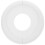 Hvid PU loftmedaljon 25 cm moderne stil 5