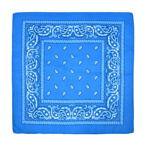 Polyester cowboybandana's, 22x22 inch, 16 kleuren