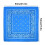 Polyester cowboybandana's, 22x22 inch, 16 kleuren 2