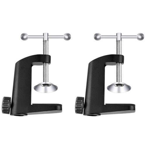 C-Clamp Base Stand Aluminum Alloy 2 Pcs 1