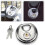 Cadenas rond en acier inoxydable 90 mm 3