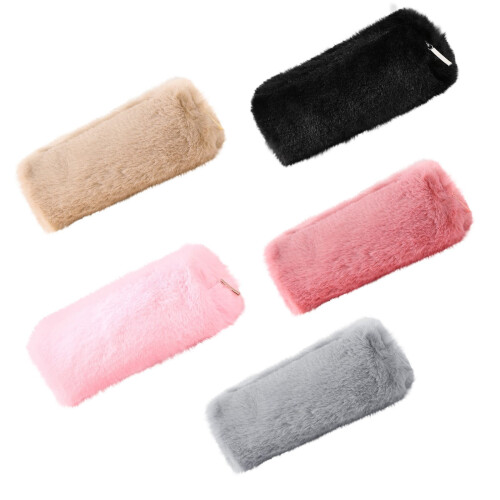 Cómodo neceser rectangular pequeño impermeable color rosa 1