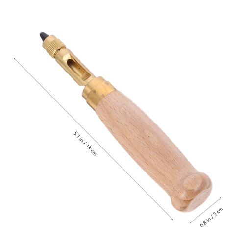 Brass Screw Punch Tool with 6 Tips 1.5–4mm 1