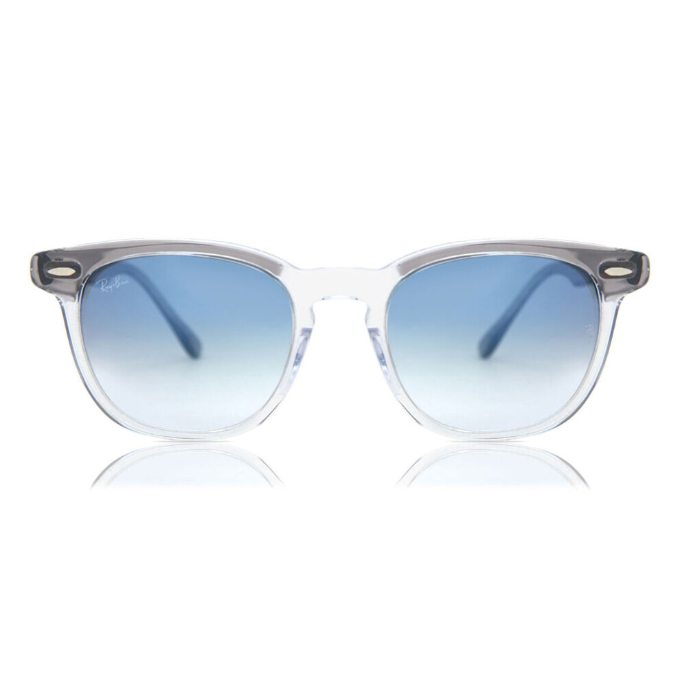 Ray - Ban Unisex Blue Ray - Ban Rb2298 Hawkeye 13553F Sunglasses Acetate Grey Squared Normal Shaded - Image 3