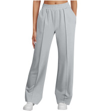 Womens Wide Leg Baggy Casual Sweatpants Loose High-Light Gray S