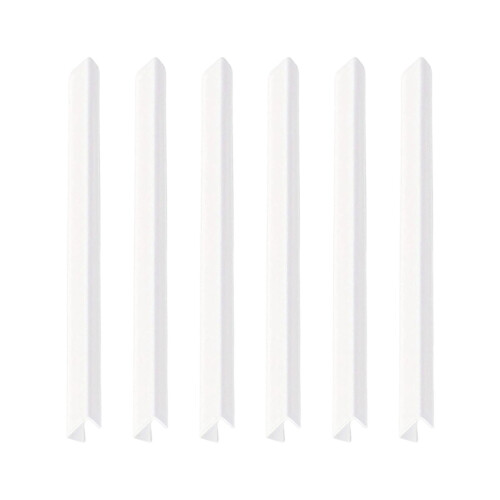 Clear PVC Cabinet Corner Protector 45cm Cut To Fit-6 sticks