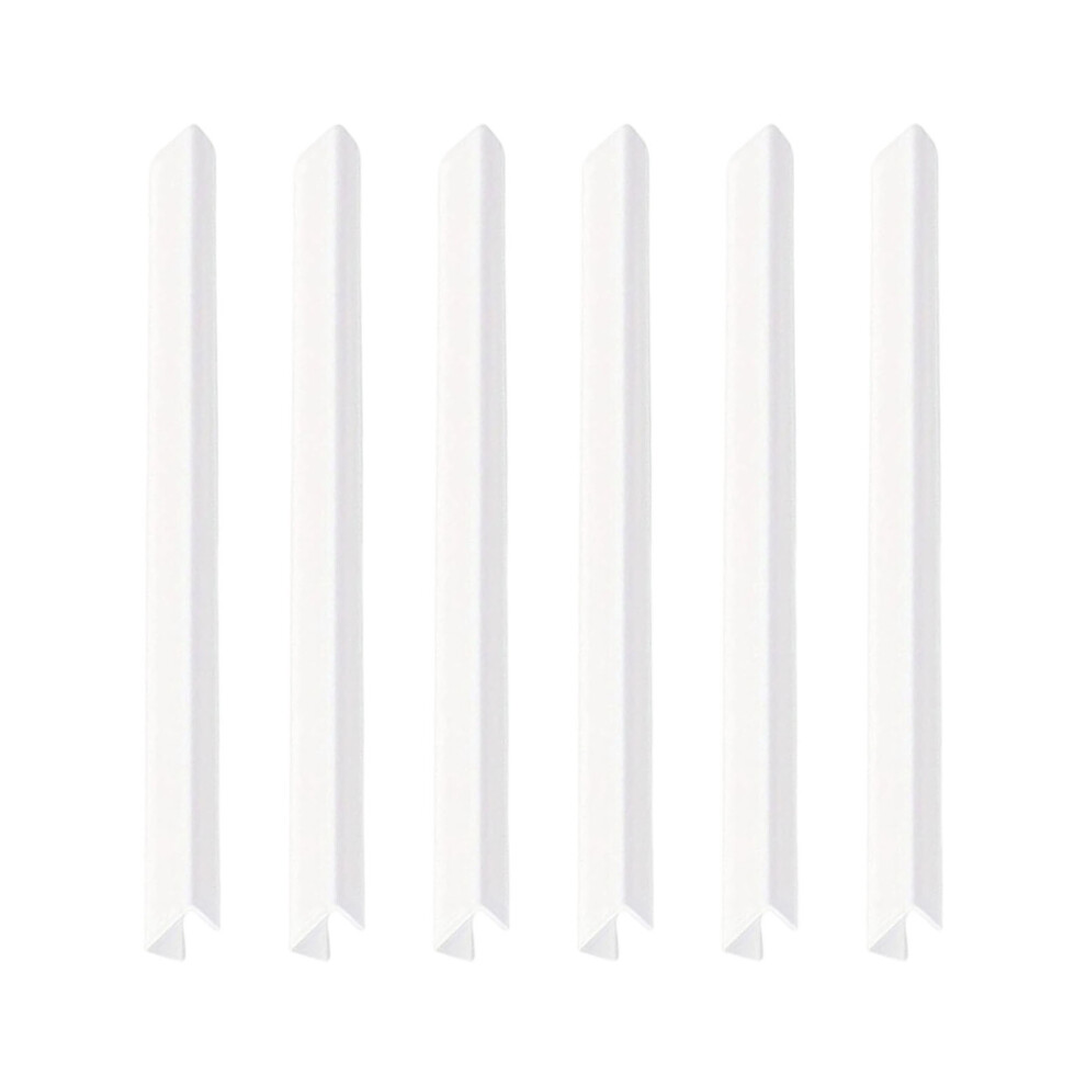 Clear PVC Cabinet Corner Protector 45cm Cut To Fit-6 sticks