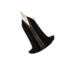 Breathable Cotton Scarf Long Design Neckerchief For Women-Black