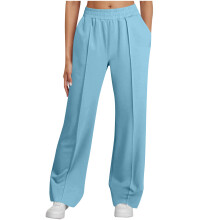 Womens Wide Leg Baggy Casual Sweatpants Loose High-Sky Blue XXL