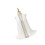 Long Scarf Middle Eastern Charm Design Prayer Turban-White 1