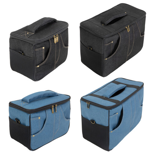 Practical Guitar Speaker Storage Bag Travel Storage-Black M 2