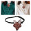 Polyester Silk Bowtie With Embroidery Animal Easy Fasten Clip 2