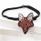 Polyester Silk Bowtie With Embroidery Animal Easy Fasten Clip 5