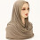 Long Scarf Middle Eastern Charm Design Prayer Turban-White 4
