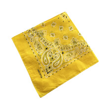Foulard Bandana de danse HipHop, couvre-chef classique en-Jaune