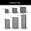 Easy Clean Magnetic Dust Protections Cover for Computer-14x28cm 4