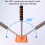 Windscreen Cleaner Extendable Scraper Adjustable Auto-Black 6