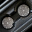 Sparkly Rhinestones Coasters Car Decorative Cup Holder-Black 3