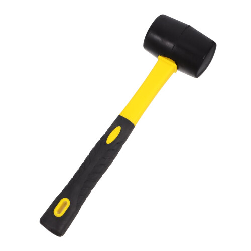 Gummihammer med dobbelt hode, mini, 28,5 cm