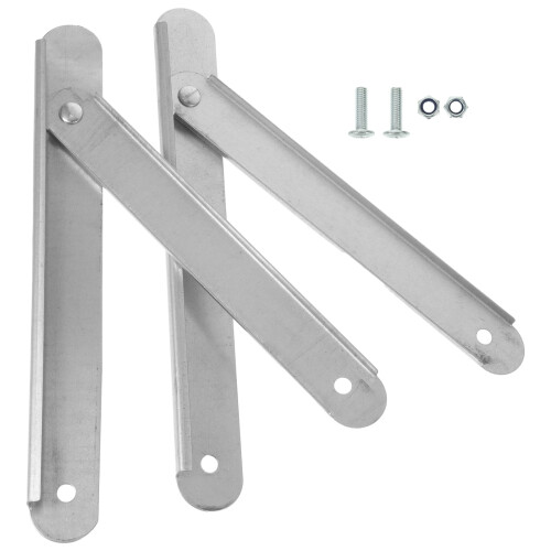 Dragstänger för stegar i aluminium, 21,5 cm, 2-pack