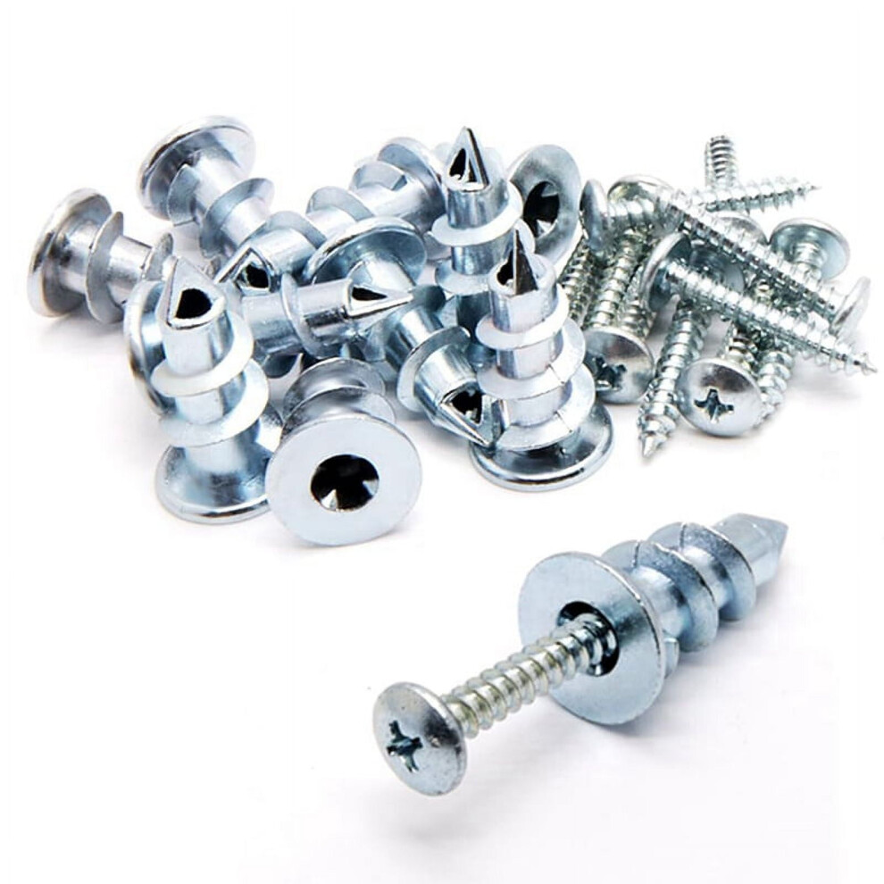 Zinc Self-Drilling Drywall Anchors 30 Pcs 9104899485984