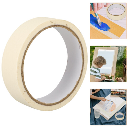 Malertape hvit papirmaskeringstape 50m rull